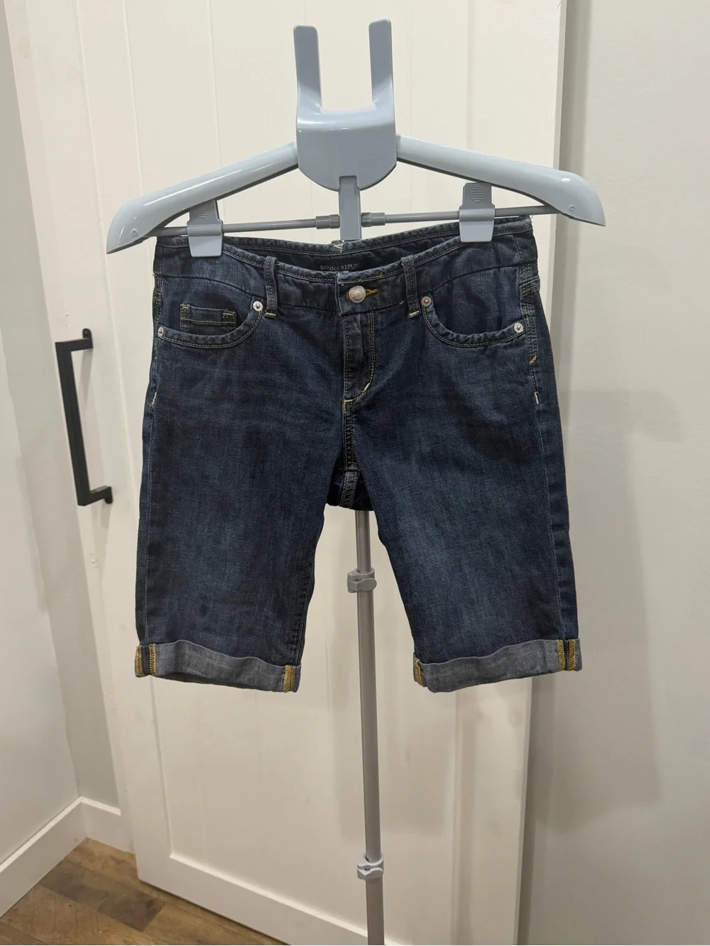 Banana Republic Long Denim Jean Shorts